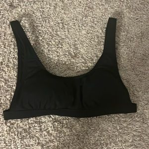black bikini top